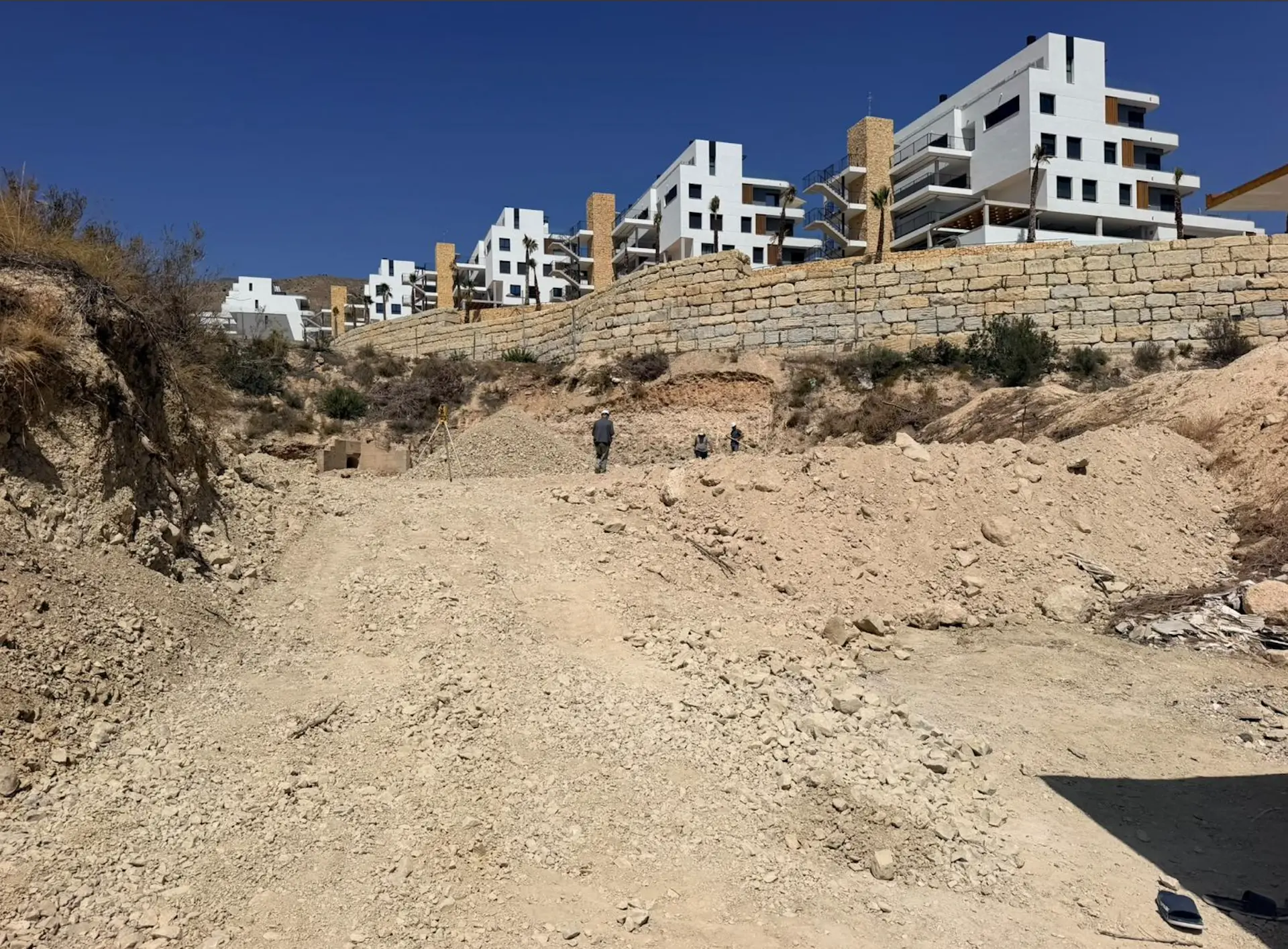 Montiboli Sky villas under construction on the Finestrat hillside